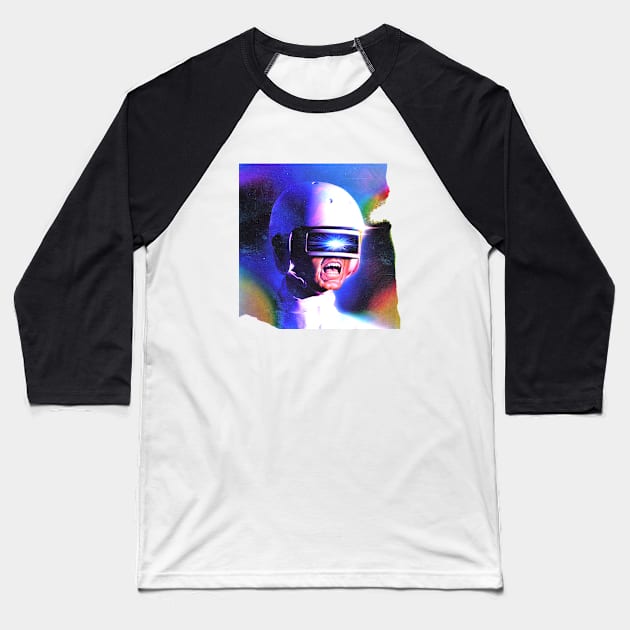 Cyclops Baseball T-Shirt by Space Cadet Art